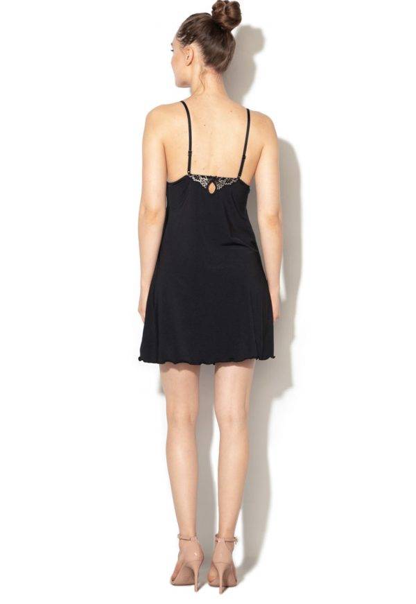 Νυχτικό Dorina lianne black lace detail D00602L - Image 3