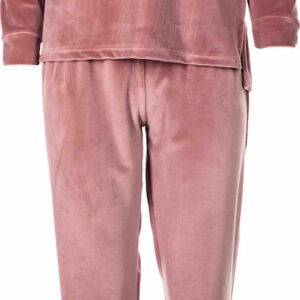 Γυναικεία πιτζάμα βελουτέ Pink Label W1041