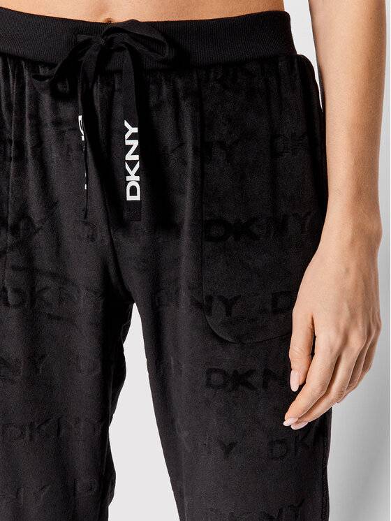 Γυναικεία βελούδινη φορμα Logo signature DKNY Y13022450