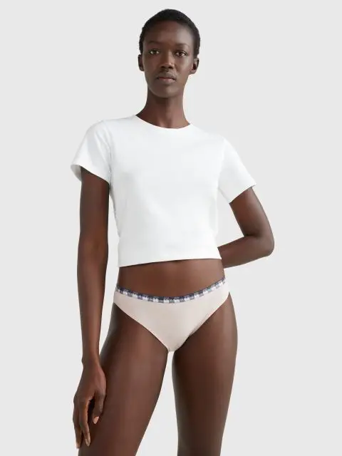 Γυναικείο σλιπ σετ 3 Tommy Hilfiger bikini recycled cotton UWOUWO3920 OWQ