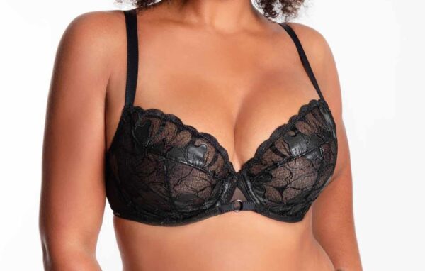 Σουτιέν Fleurs Chantelle Soft Cup με Δερμάτινες Λεπτομέρειες C12Q10