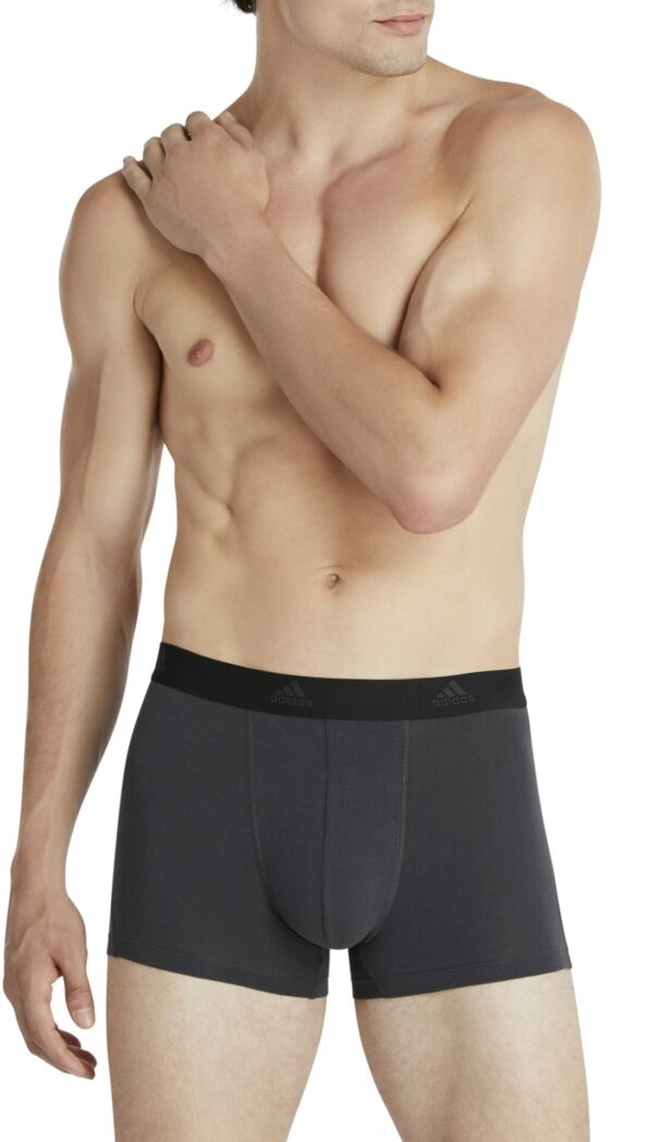 Ανδρικά boxer Adidas Active flex cotton σετ 3 4A1M10-907
