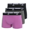 Ανδρικά boxer Adidas Active flex cotton σετ 3 4A1M02-934