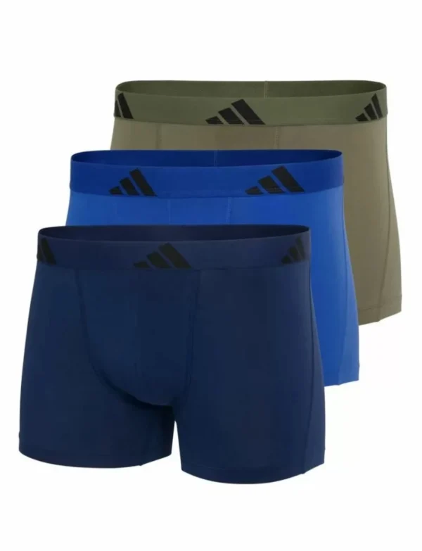 Ανδρικά boxer Adidas Active flex cotton σετ 3 4AM002-901