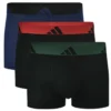 Ανδρικά boxer Adidas Active flex cotton σετ 3 4AM002-902